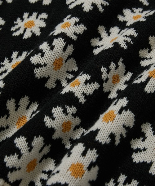 vis-`a-vis（ビサビ）の「【WEB限定】フラワージャガードニットプルオーバー（ニット/セーター・レディース・ターコイズブルー/ラベンダー/ブラック・FREE）」の21枚目の写真