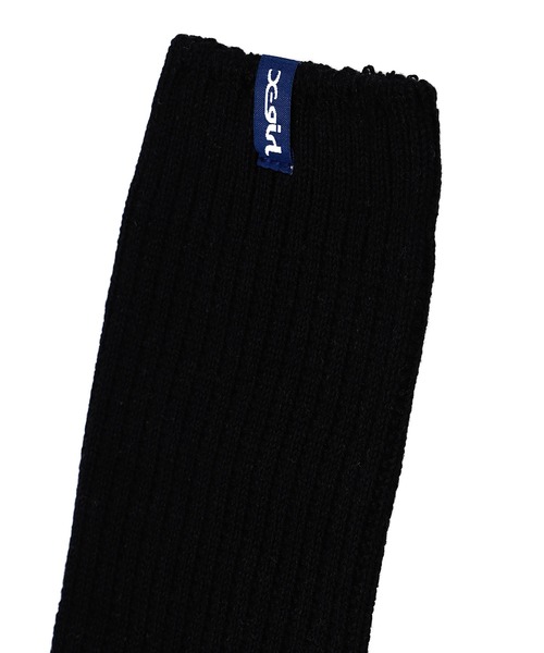 X-girl（エックスガール）の「LOOSE SOCKS/ルーズソックス（ソックス/靴下・レディース・ホワイト/ブラック/ピンク・ONE SIZE）」の8枚目の写真