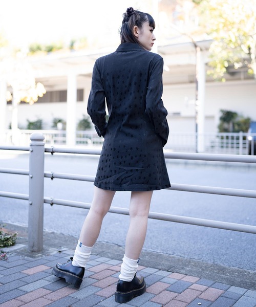 X-girl（エックスガール）の「LOOSE SOCKS/ルーズソックス（ソックス/靴下・レディース・ホワイト/ブラック/ピンク・ONE SIZE）」の12枚目の写真