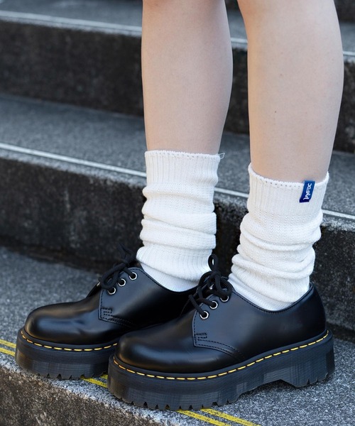 X-girl（エックスガール）の「LOOSE SOCKS/ルーズソックス（ソックス/靴下・レディース・ホワイト/ブラック/ピンク・ONE SIZE）」の13枚目の写真