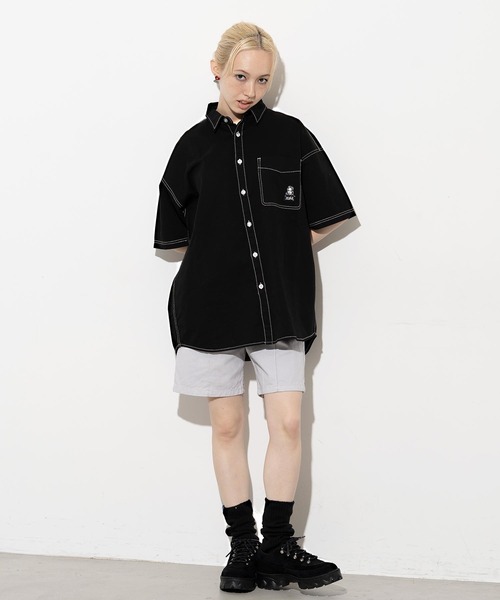 X-girl（エックスガール）の「LOOSE SOCKS/ルーズソックス（ソックス/靴下・レディース・ホワイト/ブラック/ピンク・ONE SIZE）」の22枚目の写真