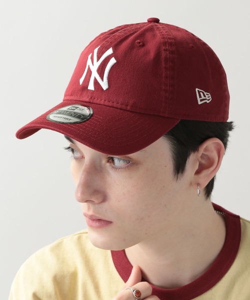 NEW ERA（ニューエラ）の「【NEW ERA/ニューエラ】9TWENTYロゴキャップ（キャップ・メンズ・ベージュ/ネイビー/グレー/ブルー/グリーン/ブラック/レッド/ホワイト・FREE）」の8枚目の写真