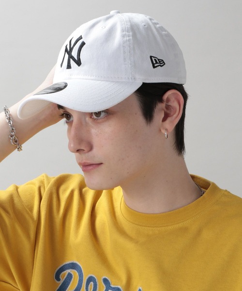 NEW ERA（ニューエラ）の「【NEW ERA/ニューエラ】9TWENTYロゴキャップ（キャップ・メンズ・ベージュ/ネイビー/グレー/ブルー/グリーン/ブラック/レッド/ホワイト・FREE）」の9枚目の写真