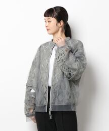 AULA AILA | レースコンビネーションブルゾン(LACE COMBINATION BLOUSON)(ブルゾン)