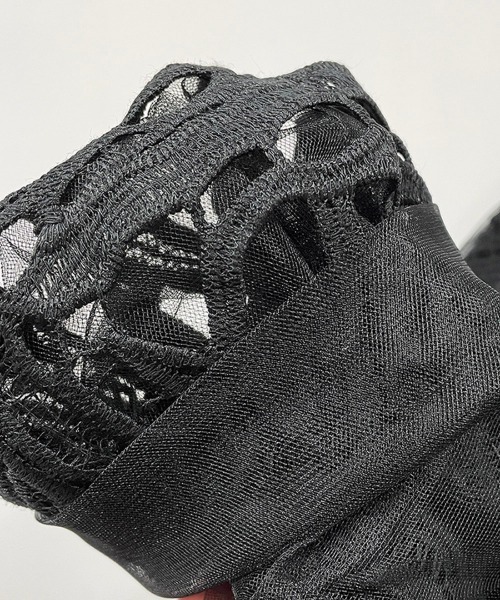AULA AILA(アウラアイラ)の「レースコンビネーションブルゾン(LACE COMBINATION BLOUSON)(ブルゾン・レディース・ブラック/グレー/オフホワイト・M)」の20枚目の写真