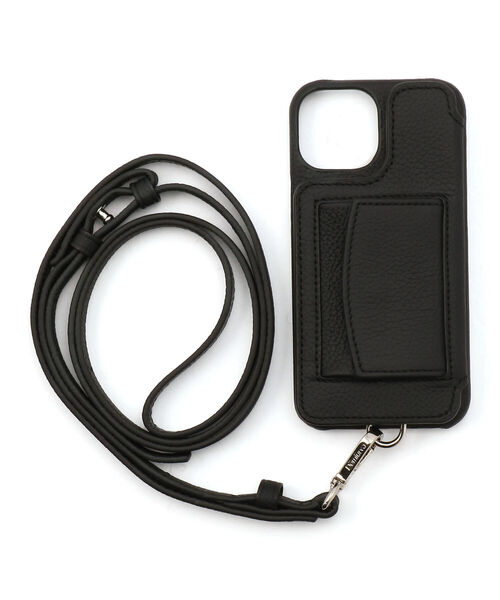 ROYAL FLASH(ロイヤルフラッシュ)の「Demiurvo/デミウルーボ/POCHE/iPhone13mini ストラップ付/BLK(スマホケース/カバー・メンズ・ブラック・FREE)」の1枚目の写真