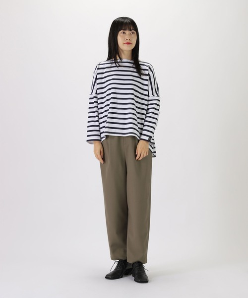 ZUCCa（ズッカ）の「バスクコットン/長袖Ｔシャツ（Tシャツ/カットソー・レディース・ネイビー/その他8/ホワイト/グリーン/その他5・M size）」の10枚目の写真