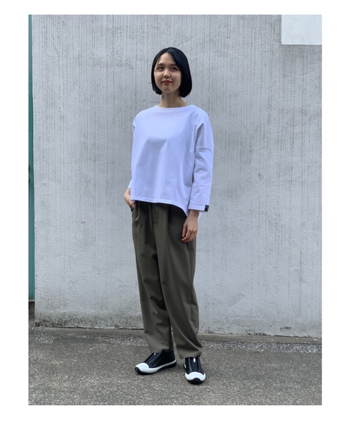 ZUCCa（ズッカ）の「バスクコットン/長袖Ｔシャツ（Tシャツ/カットソー・レディース・ネイビー/その他8/ホワイト/グリーン/その他5・M size）」の20枚目の写真