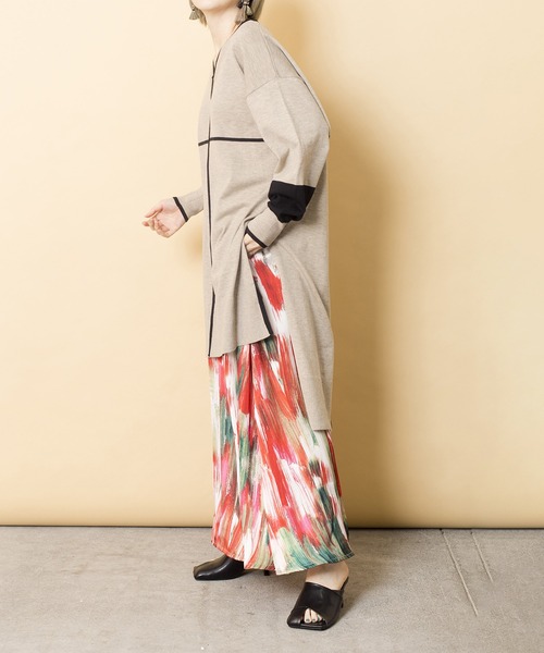 OSMOSIS（オズモーシス）の「ラインニットプルオーバー（ニット/セーター・レディース・ブラック/ベージュ/ライトグリーン・ONE SIZE）」の19枚目の写真