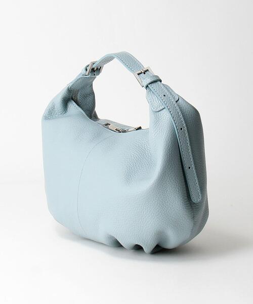 ELYSIR（エリジール）の「＜ELYSIR＞MOON レザー ショルダーバッグ（ショルダーバッグ・レディース・ホワイト/ライトブルー・FREE）」の3枚目の写真