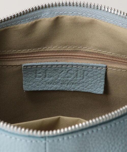 ELYSIR（エリジール）の「＜ELYSIR＞MOON レザー ショルダーバッグ（ショルダーバッグ・レディース・ホワイト/ライトブルー・FREE）」の7枚目の写真