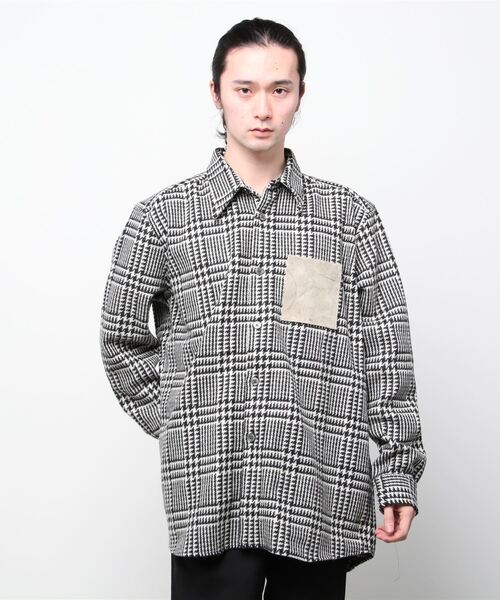 Laid Back TWEED DRESS SHIRTS ウールシャツ サイズ1 LAid Back Tweed Dress Shirt Size1 【公式通販】