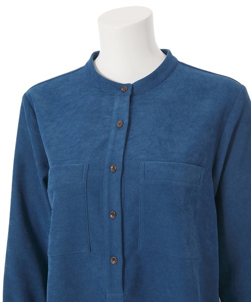 fifth(フィフス)の「コーデュロイシャツワンピース(ワンピース・レディース・ブルー/ブラウン・S/M)」の7枚目の写真