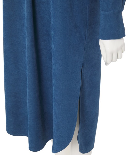 fifth(フィフス)の「コーデュロイシャツワンピース(ワンピース・レディース・ブルー/ブラウン・S/M)」の8枚目の写真