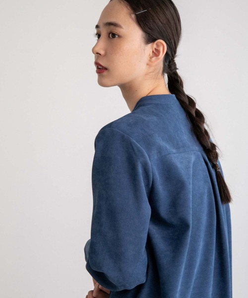 fifth(フィフス)の「コーデュロイシャツワンピース(ワンピース・レディース・ブルー/ブラウン・S/M)」の14枚目の写真