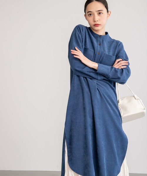fifth(フィフス)の「コーデュロイシャツワンピース(ワンピース・レディース・ブルー/ブラウン・S/M)」の18枚目の写真