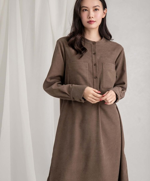 fifth(フィフス)の「コーデュロイシャツワンピース(ワンピース・レディース・ブルー/ブラウン・S/M)」の19枚目の写真