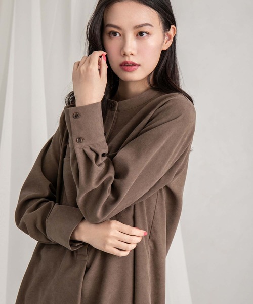 fifth(フィフス)の「コーデュロイシャツワンピース(ワンピース・レディース・ブルー/ブラウン・S/M)」の20枚目の写真