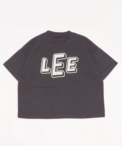 Lee（リー）の「Lee/リー【110-150cm】キッズ　バックプリント　半袖Tシャツ（Tシャツ/カットソー・キッズ・チャコールグレー/オフホワイト/ピンク/イエロー/ブルー・110/120/130/140/150）」の6枚目の写真