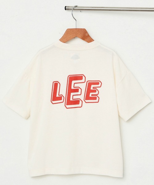 Lee（リー）の「Lee/リー【110-150cm】キッズ　バックプリント　半袖Tシャツ（Tシャツ/カットソー・キッズ・チャコールグレー/オフホワイト/ピンク/イエロー/ブルー・110/120/130/140/150）」の2枚目の写真