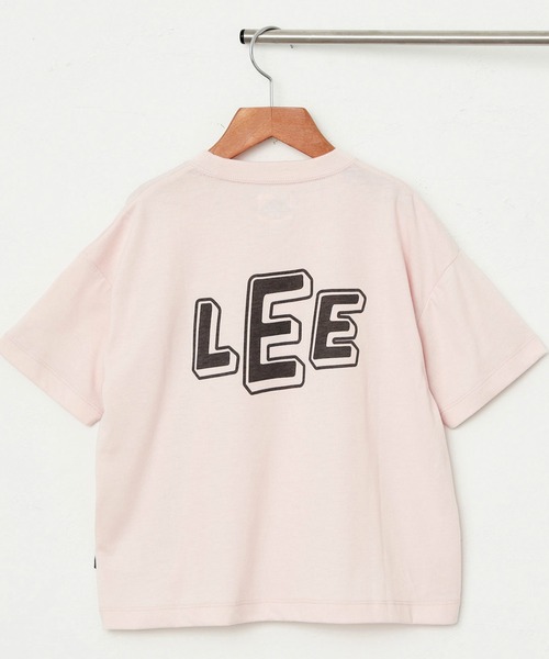 Lee（リー）の「Lee/リー【110-150cm】キッズ　バックプリント　半袖Tシャツ（Tシャツ/カットソー・キッズ・チャコールグレー/オフホワイト/ピンク/イエロー/ブルー・110/120/130/140/150）」の5枚目の写真