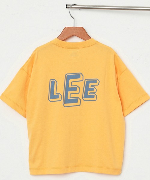 Lee（リー）の「Lee/リー【110-150cm】キッズ　バックプリント　半袖Tシャツ（Tシャツ/カットソー・キッズ・チャコールグレー/オフホワイト/ピンク/イエロー/ブルー・110/120/130/140/150）」の4枚目の写真