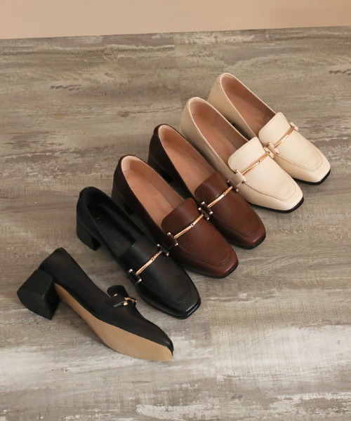 Futier land（フューティアランド）の「マルチwayビットヒールローファー（ローファー・レディース・アイボリー/ブラック/ブラウン・36/37/38/39/40）」の4枚目の写真