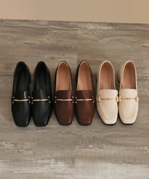 Futier land（フューティアランド）の「マルチwayビットヒールローファー（ローファー・レディース・アイボリー/ブラック/ブラウン・36/37/38/39/40）」の10枚目の写真