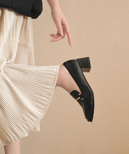 Futier land（フューティアランド）の「マルチwayビットヒールローファー（ローファー・レディース・アイボリー/ブラック/ブラウン・36/37/38/39/40）」の6枚目の写真