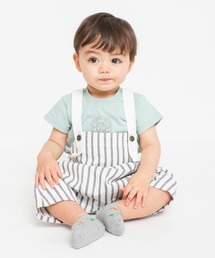 ハーフ丈サロペット