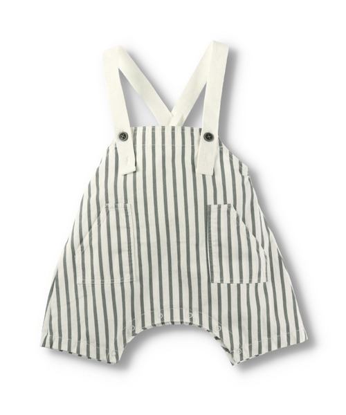 BRANSHES（ブランシェス）の「ハーフ丈サロペット（その他ベビーウェア・キッズ・オフホワイト/ブルー・80ｃｍ/70cm）」の21枚目の写真