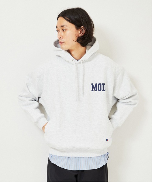 Russell Athletic(ラッセルアスレティック)の「【RUSSELL ATHLETIC】別注 AE.CLUB パーカー(パーカー・メンズ・ホワイト系その他/グレー系その他/イエロー・LARGE/MEDIUM)」の15枚目の写真