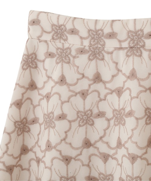 PROPORTION BODY DRESSING(プロポーションボディドレッシング)の「エンブロイダリーフラワースカート / 1212120309(スカート・レディース・オフホワイト/ライトグリーン/ブルー・MEDIUM/X-SMALL/SMALL)」の17枚目の写真