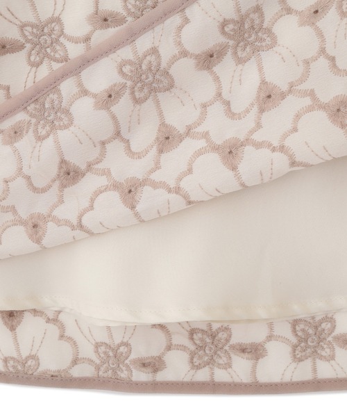 PROPORTION BODY DRESSING(プロポーションボディドレッシング)の「エンブロイダリーフラワースカート / 1212120309(スカート・レディース・オフホワイト/ライトグリーン/ブルー・MEDIUM/X-SMALL/SMALL)」の20枚目の写真