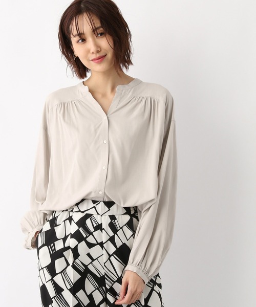 GLOBAL WORK（グローバルワーク）の「サラサラリラックスブラウス長袖