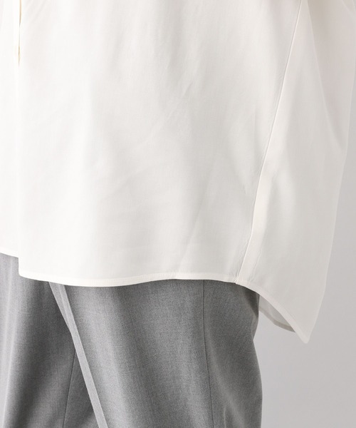 セール】サラサラリラックスブラウス長袖/255780（シャツ/ブラウス