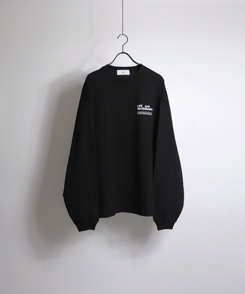 ILL'S（イルズ）の「ILL'S / イルズ CAP GIRL ビッグシルエットプリントロンT（Tシャツ/カットソー・メンズ・ホワイト/ブラック/ブルー・M/L）」の7枚目の写真