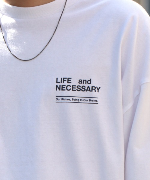 ILL'S（イルズ）の「ILL'S / イルズ CAP GIRL ビッグシルエットプリントロンT（Tシャツ/カットソー・メンズ・ホワイト/ブラック/ブルー・M/L）」の17枚目の写真