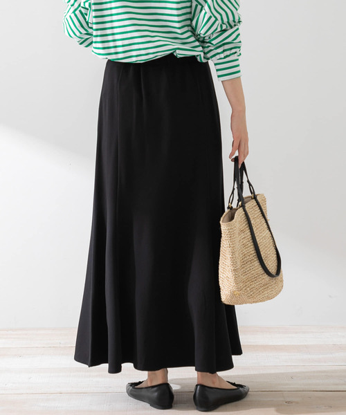 URBAN RESEARCH Sonny Label（アーバンリサーチサニーレーベル）の「『WEB限定』カットマーメイドスカート（スカート・レディース・ブラック/ベージュ系その他・FREE）」の18枚目の写真