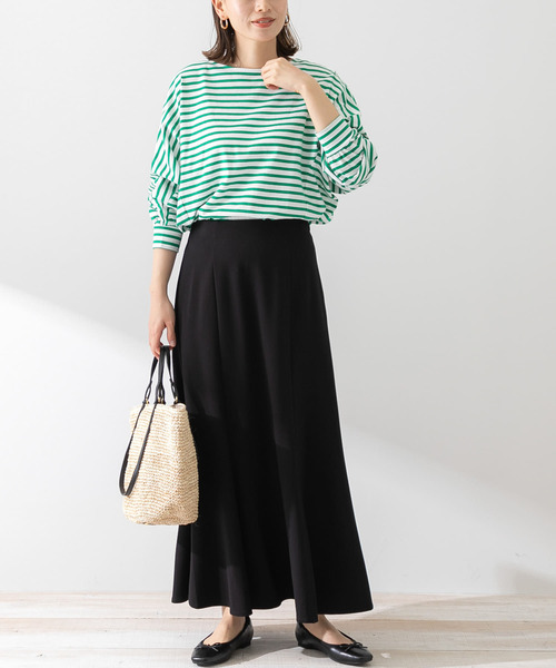 URBAN RESEARCH Sonny Label（アーバンリサーチサニーレーベル）の「『WEB限定』カットマーメイドスカート（スカート・レディース・ブラック/ベージュ系その他・FREE）」の8枚目の写真