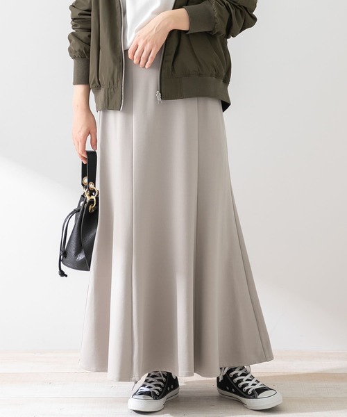 URBAN RESEARCH Sonny Label（アーバンリサーチサニーレーベル）の「『WEB限定』カットマーメイドスカート（スカート・レディース・ブラック/ベージュ系その他・FREE）」の3枚目の写真