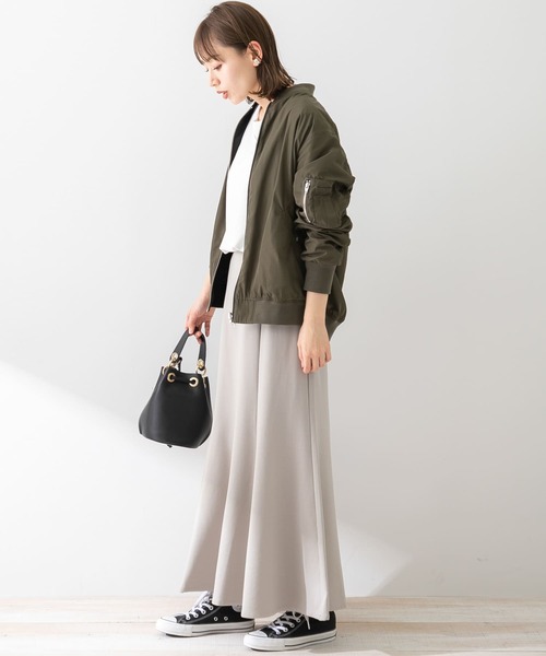 URBAN RESEARCH Sonny Label（アーバンリサーチサニーレーベル）の「『WEB限定』カットマーメイドスカート（スカート・レディース・ブラック/ベージュ系その他・FREE）」の19枚目の写真