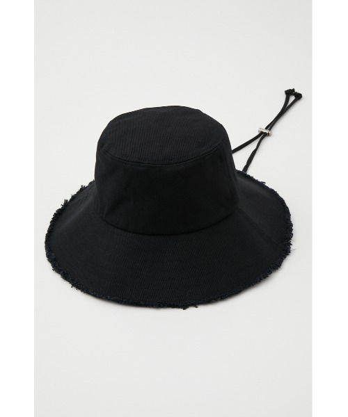 SLY（スライ）の「LIMITED ITEM COTTON WIDE BRIM HAT コットン ワイド ブリム ハット（ハット・レディース・ブラック/アイボリー・FREE）」の16枚目の写真