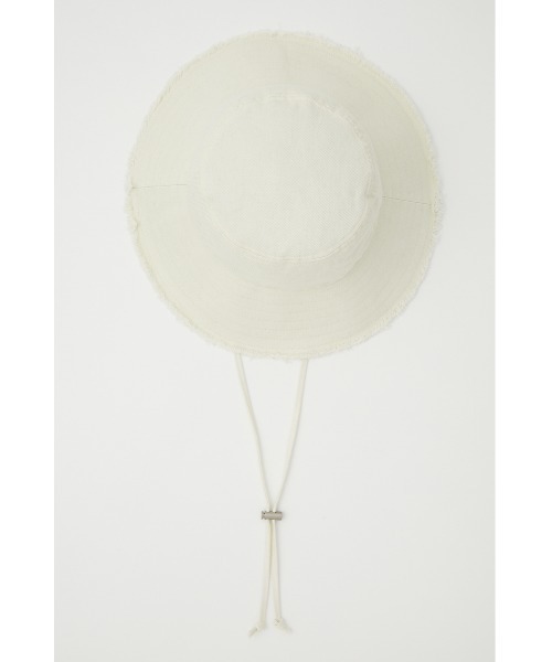 SLY（スライ）の「LIMITED ITEM COTTON WIDE BRIM HAT コットン ワイド ブリム ハット（ハット・レディース・ブラック/アイボリー・FREE）」の8枚目の写真