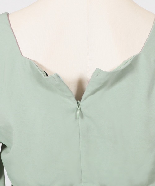 Julia Boutique(ジュリアブティック)の「美くびれペプラム長袖トップス・カットソー/22020(Tシャツ/カットソー・レディース・イエロー/ホワイト/ミント/ブラック・ONE)」の21枚目の写真
