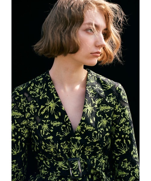 ワンピース EBONY Bloom Long Shirt EBONY（エボニー）の「EBONY Bloom Long Shirt（ワンピース