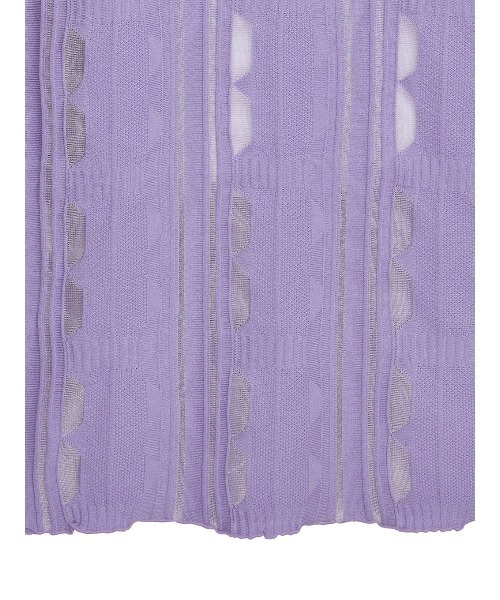 美品★ MEDI SHEER GEOMETRIC KNIT DRESS SET セール】MEDI SHEER GEOMETRIC KNIT DRESS（ワンピース）｜Ameri