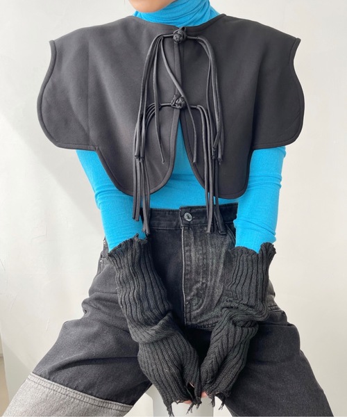 SANSeLF（サンセルフ）の「ダメージアームカバー【SANSeLF】sana22a002（アームカバー・レディース・ブラック/ホワイト・FREE）」の19枚目の写真