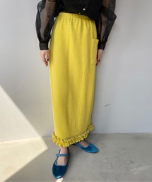 SANSeLF | 【SANSeLF】ruffled hem skirt sanw22s047(スカート)