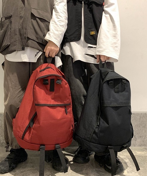 c.u.l(シーユーエル)の「【c.u.l】ユニセックス チェストベルト付きナイロン バックパック リュック cula362(バックパック/リュック・レディース・ブラック/ベージュ/レッド・FREE)」の11枚目の写真